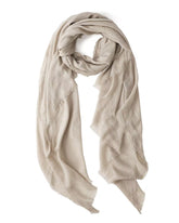 Lightweight Basic Scarf in Beige